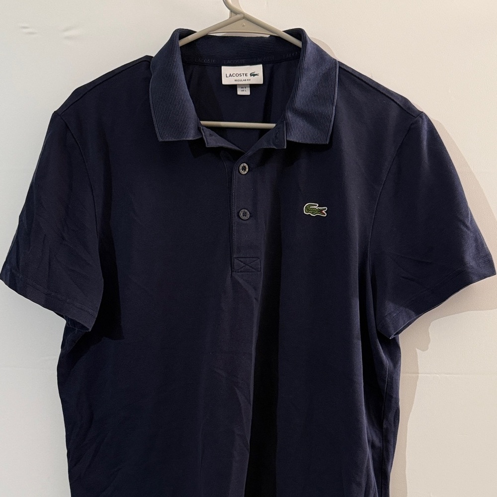 Lacoste Men's Dark Blue Polo Shirt